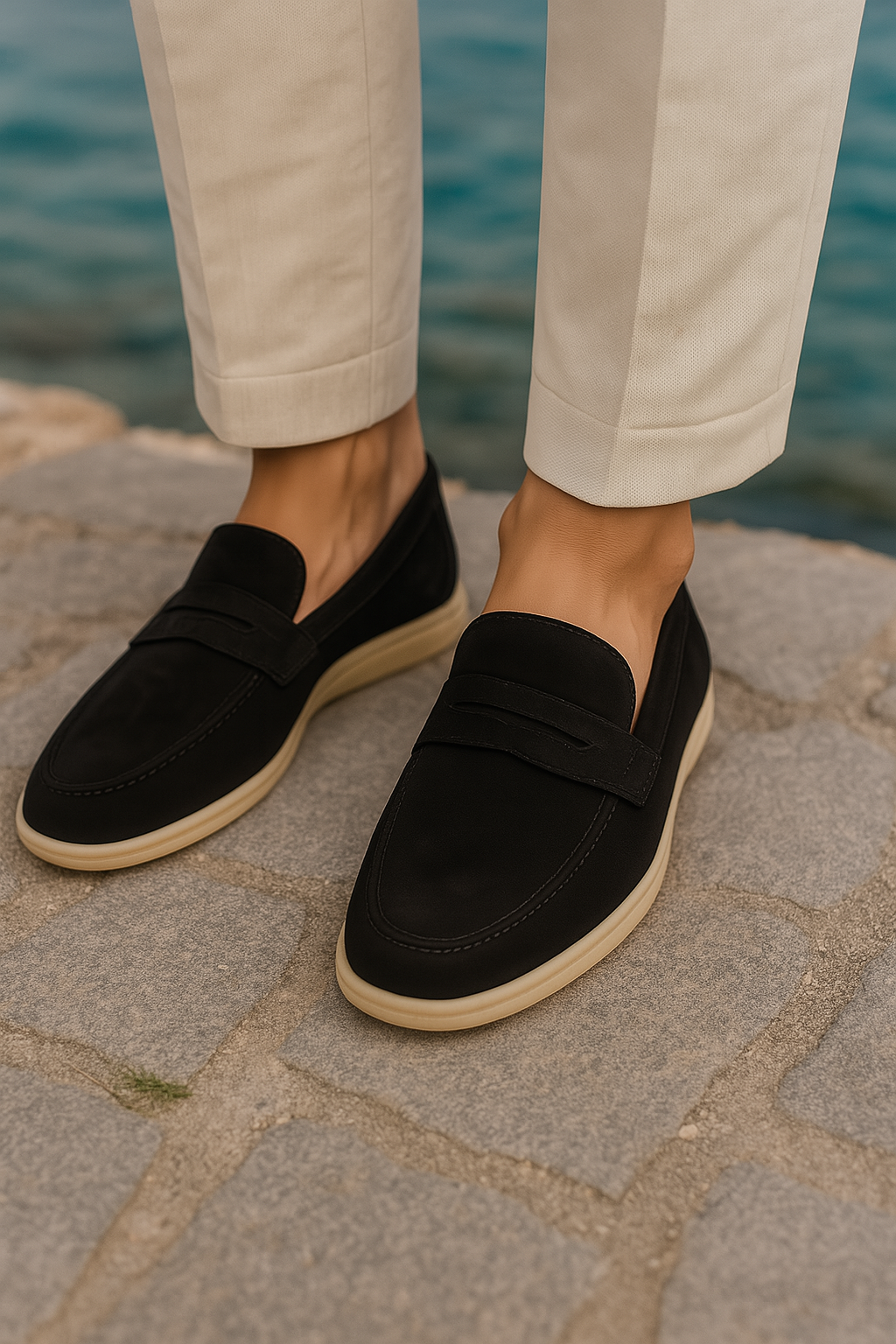 Monaco™ Męskie Mokasyny Zamszowe – Styl i Komfort na Co Dzień
