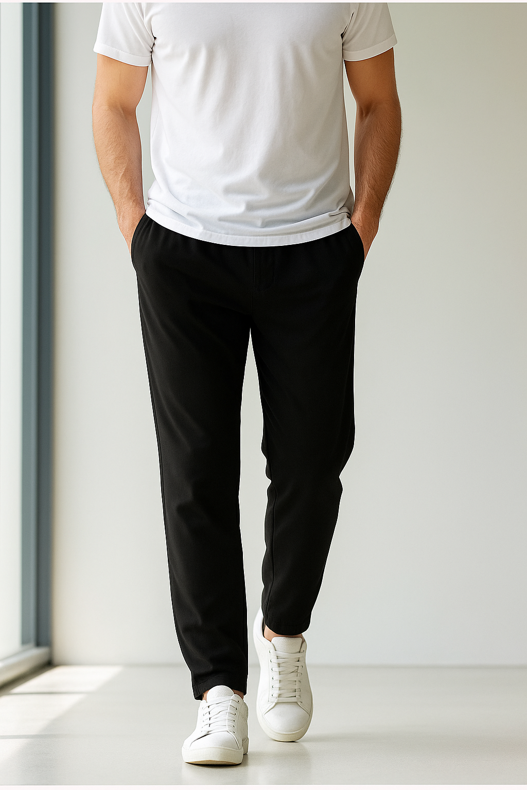 HanLu™ FlowFit Spodnie – Minimalistyczny Styl, Maksymalny Komfort