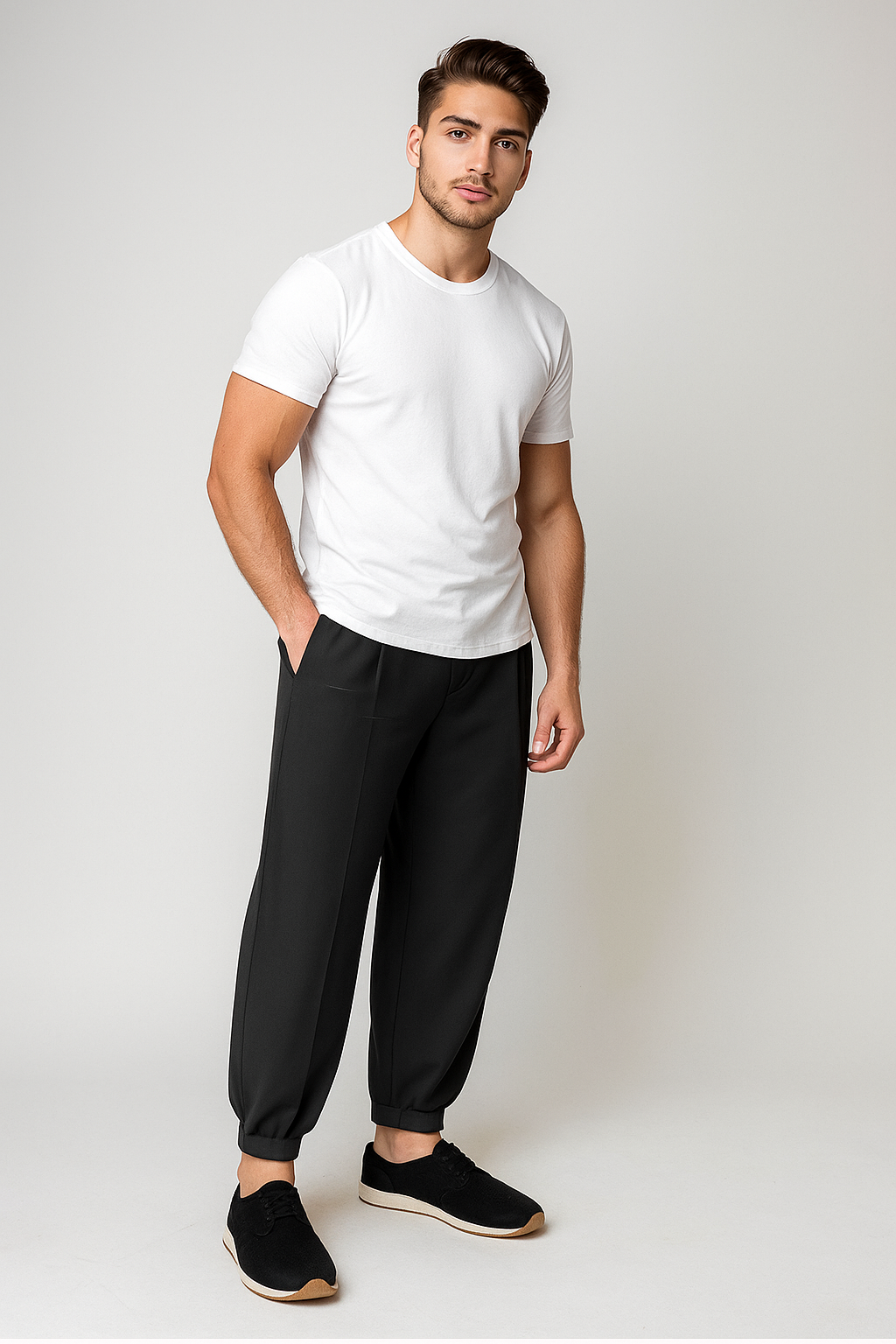HanLu™ FlowFit Spodnie – Minimalistyczny Styl, Maksymalny Komfort