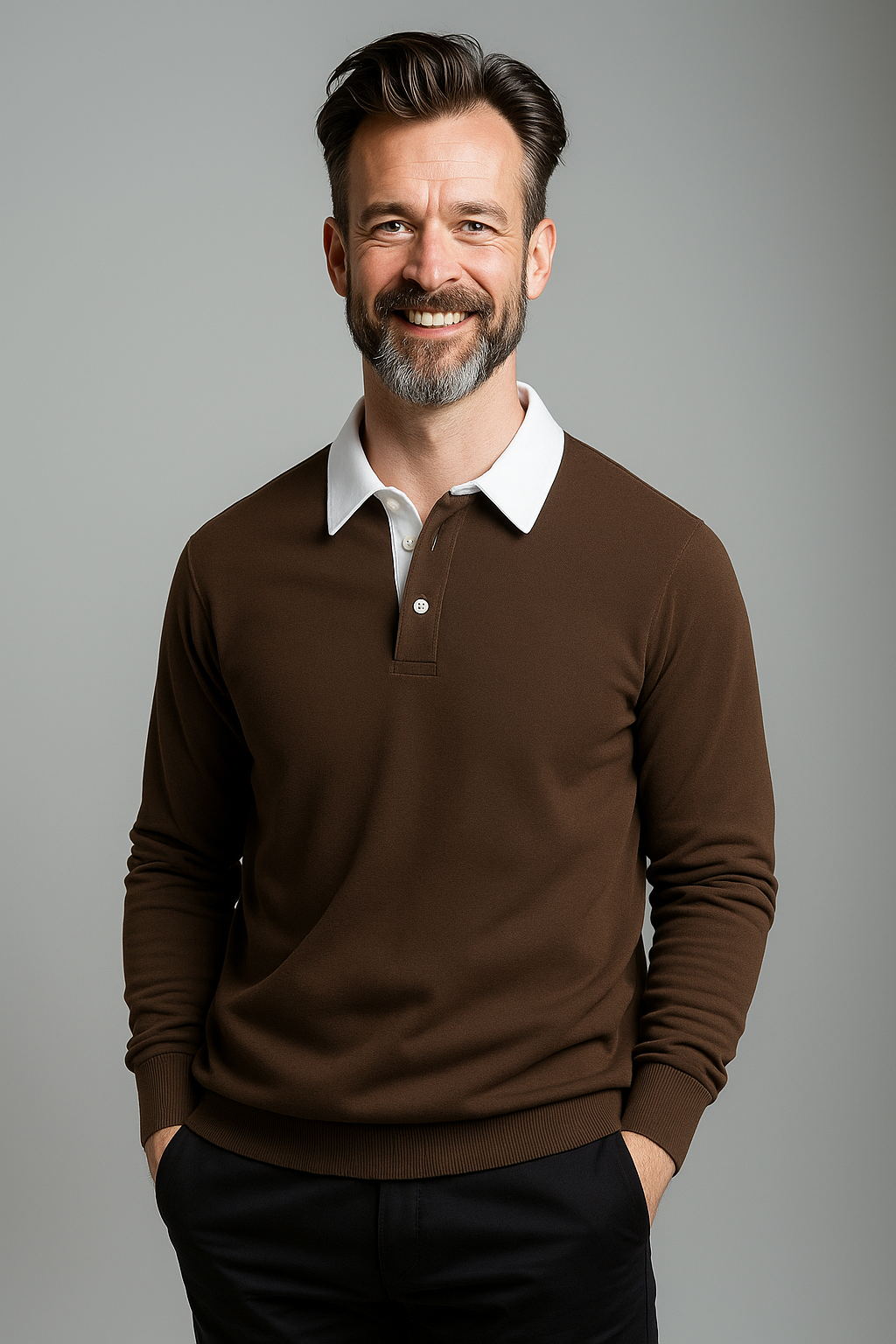 Sweter polo Andrew Collins™