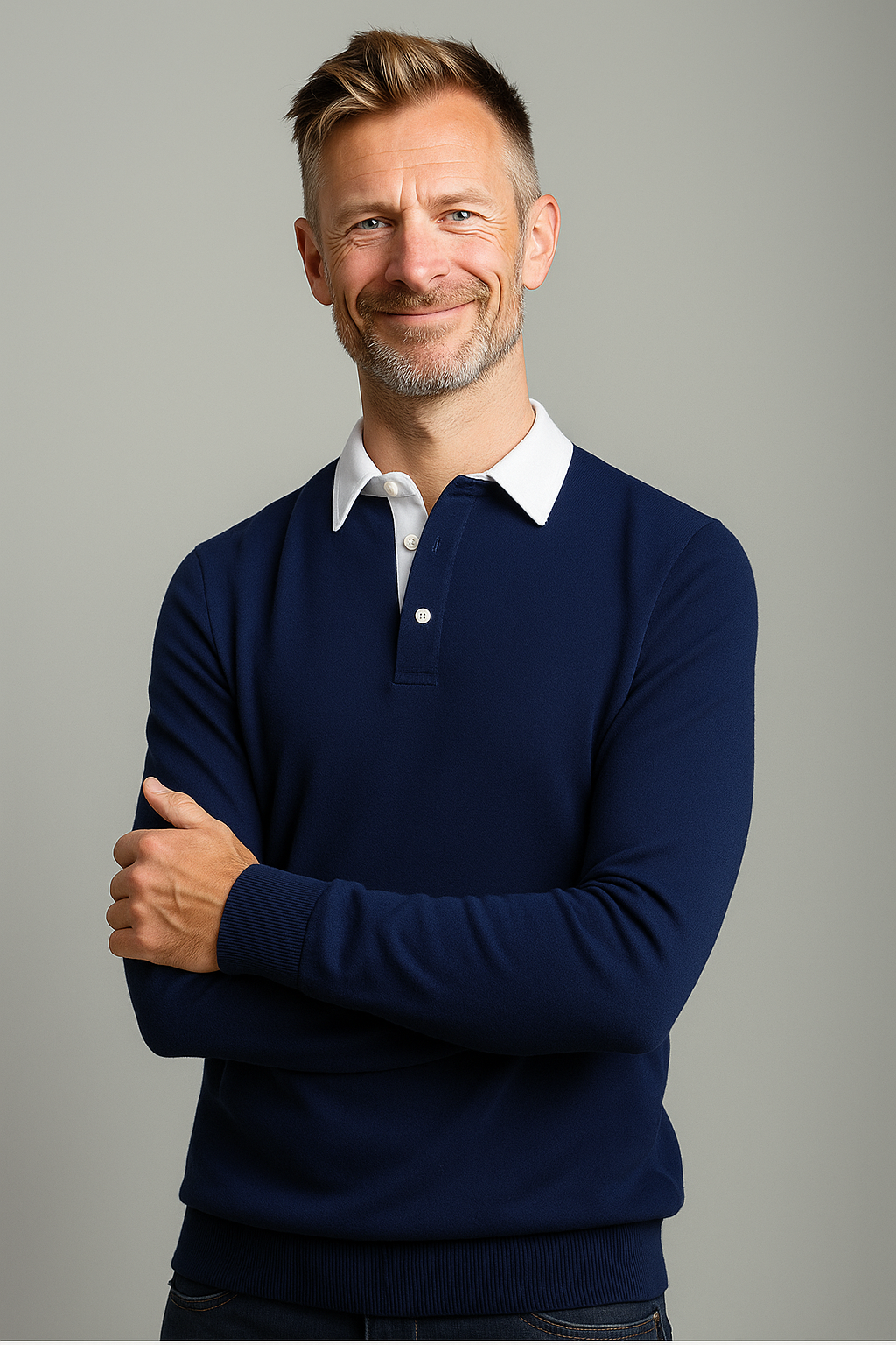 Sweter polo Andrew Collins™