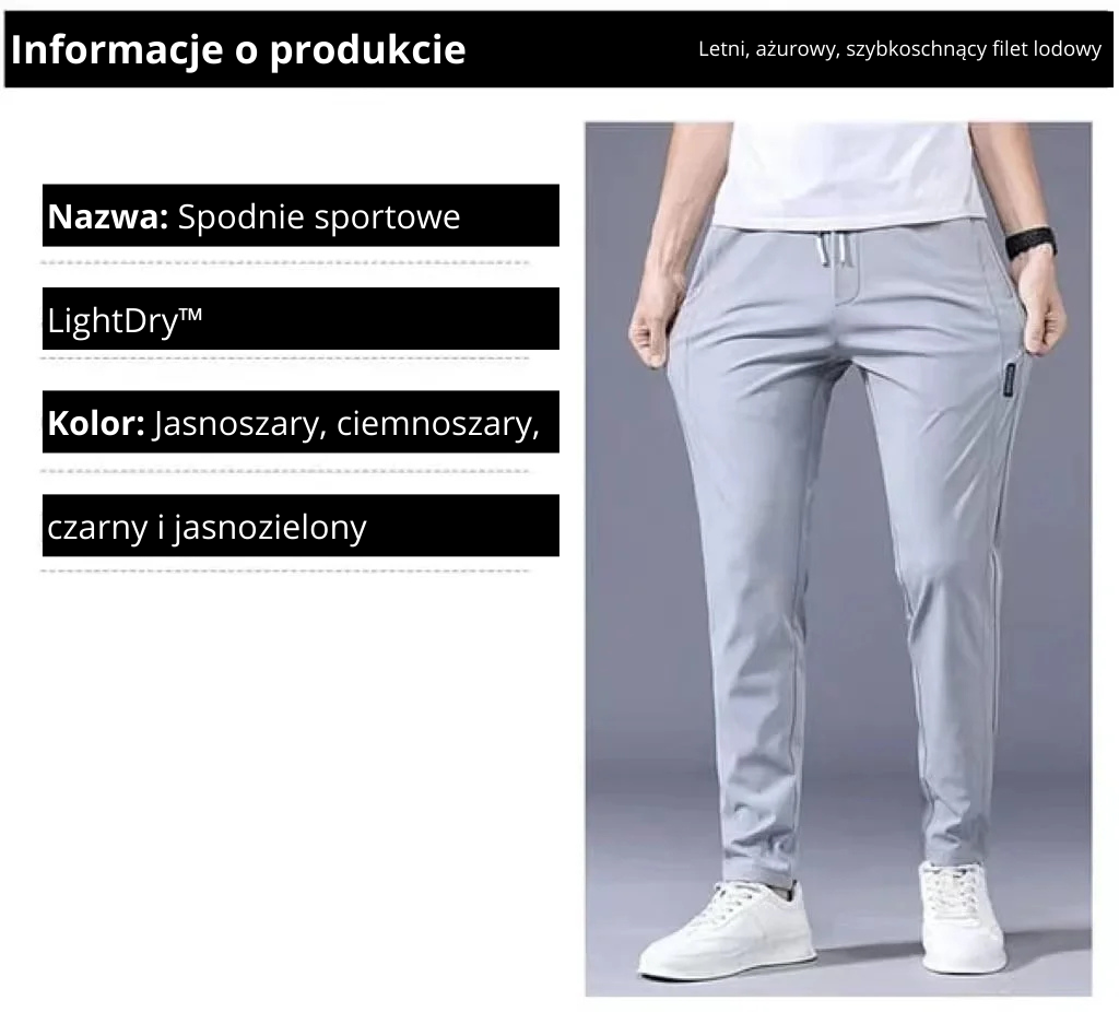 Spodnie sportowe LightDry™