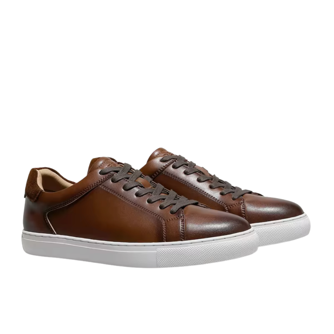 Skóra Miejska™ – Klasyczne Skórzane Sneakersy