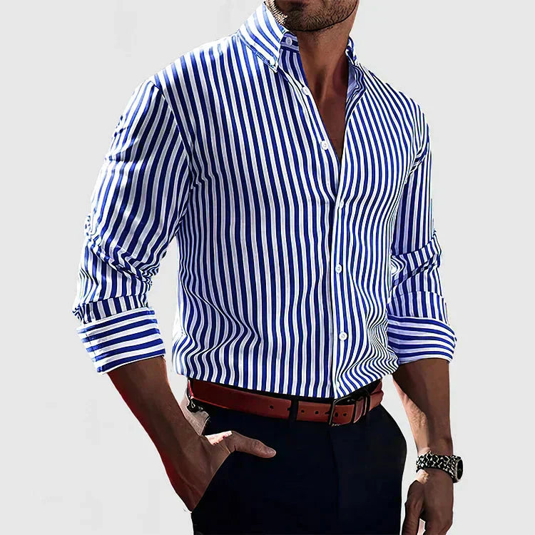 Elegancka Koszula w Paski Milano™